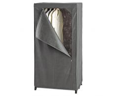 MSV 191 - Guardaroba micro aerato, in PVA, 75 x 50 x 150 cm, blu con cuciture grigie