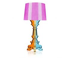 Kartell Bourgie Lampada da Tavolo, Confezione da 1 Pezzo, Multicolor Fucsia, non dimmerabile, plastica