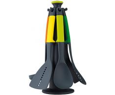 Joseph Joseph Elevate Carousel Set Utensili, Plastica, Multicolore