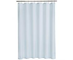 AmazonBasics - Tenda da doccia Plain Weave in poliestere, blu cielo, 183 x 183 cm