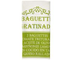 MI CASA - Strofinaccio da Cucina con Scritta in Lingua Tedesca, Colore: Verde