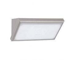 Lampada LED da Parete 20W, 1000Lm Luce Soffusa 110Â° Forma Rettangolare Esterno Ip65