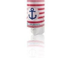 Dalber 43425 â Marinaretto luce notturna, plastica, blu, 6 x 7 x 13 cm
