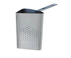 Pentole Agnelli Linea Acciaio Colapasta Spicchio con Manico, 40 cm