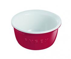 Pyrex - Set di 2 terrine in ceramica, 9 cm, serie Impressions, colore: Rosso