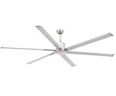 Faro 33465 - ANDROS Ventilatore da soffitto grigio con motore DC