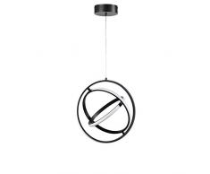 ONLI Sospensione Rings LED, Nero