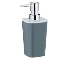 Kela Noraâ Dispenser di Sapone Liquido, in plastica, Grigio/Bianco.