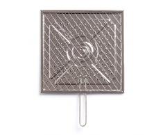 Excelsa Rustichella Gratella Tostapane, Acciaio Inossidabile, Argento, 25 x 25 cm