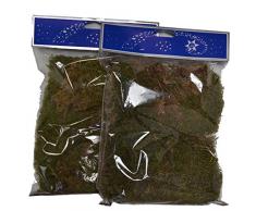 Alfred Kolbe Krippen AM 3, Set di 2 sacchetti di muschio, accessorio per presepe natalizio, circa 56 x 48 cm, (Mehrfarbig)