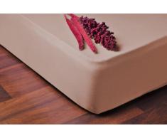 DecoKing Spannbettlaken Lenzuolo con Angoli, Cotone, Salmone, 60 x 120-70 x 140 cm