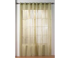 RIOMA Alejandra - Tenda con Occhielli, 140 x 270 cm 140 x 270 cm Verde