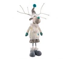WeRChristmas, Statuetta Natalizia a Forma di Renna, Multicolore, 58 cm