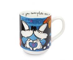 Egan PWM21I/B Mug, Modello Sweet Love, Porcellana, Blu
