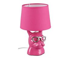 Reality Leuchten Lampada da Tavolo 40 W, Pink