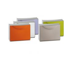 Terry 1002610 Scarpiera, Bianco, per 3 paia di scarpe, 51x19x39 cm