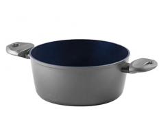 Aeternum Titanium Induction Casseruola con 2 Manici, Alluminio, Grigio, 18 cm