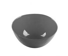 Bohemia Cristal 093Â 012Â 021Â Play of Colors Set 2Â Ciotole Circa Diametro 210Â mm Grigio in Calce Natron Ciotola in Vetro, Vetro, 10.3Â x 21Â x 10.3Â cm