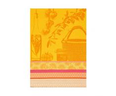 Il jacquard Francais strofinaccio Sapori di Provence cotone Citron rettangolare 60 x 80 cm