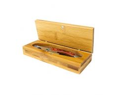 Grunwerg _ cavatappi da Sommelier, Acciaio Inox, Legno, 14Â cm x 5.5Â cm x 3Â cm