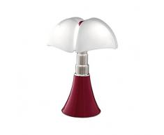 Martinelli Luce 620/L/1/RO Pipistrello Lampada da Tavolo LED 14W Rosso