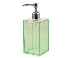 Galileo Casa Cristal Porta Sapone Liquido, Acrilico, Multicolore, 6,5x6,5x18 cm