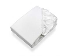 SETEX Coprimaterasso, Pelle, Bianco, 140 x 200 cm