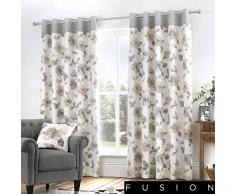 Fusion Adriana - Federa per Cuscino, 100% Cotone, 43 x 43 cm, Naturale, 46 Width x 72 Drop (117 x 183cm)