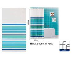 FERIDRAS 187054 Tenda Doccia, Multicolore, 5x120x200 cm