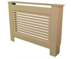 Jack Stonehouse Mobile Moderno in MDF con griglia a doghe Orizzontali (Non finito, Piccolo) in Rovere Bianco e Grigio, Small