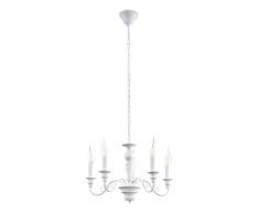 EGLO Caposile lampada a sospensione Supporto flessibile Bianco E14 A,A+,A++,B,C,D,E