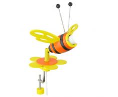 Elobra Kinderlampe bloccaggio Spot Hummel lampada da tavolo per bambini in legno 122.143