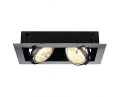 SLV, Doppio faretto da incasso a soffitto, G5.3