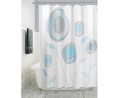 InterDesign Marigold Tenda Doccia, Tessuto, Blu, 180x0.2x180 cm