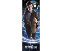 1art1 53026 - Poster per Porta di Doctor Who con Immagine di Matt Smith, 158 x 53 cm