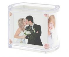 Deknudt Frames S66JB5-.0X.0 - Portatovagliolo con vano per Foto in plexiglass, 32,5 x 31 x 0,1 cm