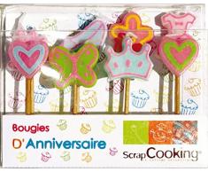 ScrapCooking 5008 Candela di Cera Altro Multicolore 8 Pezzo(i)