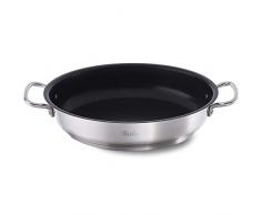 Fissler Original Profi-Collection - Padella di Servizio (Ã28 cm) in Acciaio Inox, per Induzione, Rivestita, Antiaderente, Adatta Alla Lavastoviglie