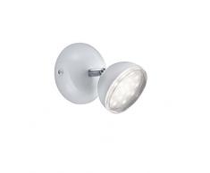 Trio Leuchten Trio 872810101 Bolou Faretto LED, 1x3.8 Watt, Bianco, 10 cm 3.8 W