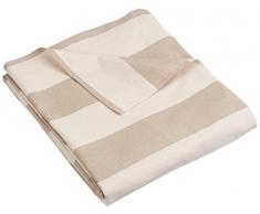 Biancheriastore IDTX150 Copripoltrona, Misto Cotone, Beige, 90x90x1 cm