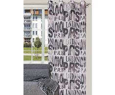 Splendid Collezione City Name - Tenda con Occhielli, 135 x 270 cm, con Stampa
