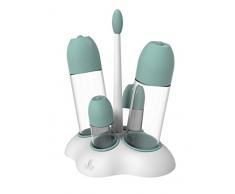 BIESSE Pin-Up Set Oliera con Dosatori, Verde Acqua, 19 x 16 x 23 cm