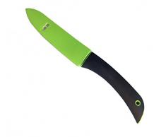 Point-Virgule PV-KNI-003 Coltello affettatore con Custodia Protettiva in Ceramica, 15,7 cm