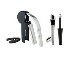 Nuance - Set Vino, con apribottiglie, tagliacapsule, ossigenatore e Pompa per sottovuoto