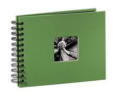 Hama Fine Art Album Fotografico a Spirale, 50 Pagine, 24 x 17 cm, colore verde