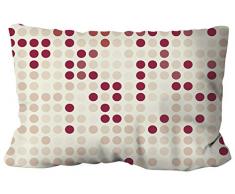 Simply Cosy Scatola di Cartone, Prodotto con Un Motivo Leger 019Â Cuscino del nocciolo di Ciliegia, Cotone, Diverse, 26Â x 19Â cm