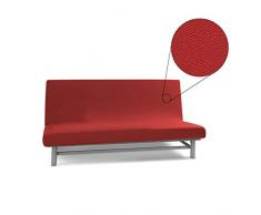 Biancaluna Copridivano Senza braccioli 3 posti Queen Genius 170 a 220 cm R184 Rosso
