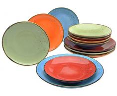 Creatable 20964 - Servizio di piatti serie Nature Collection, 12 pezzi
