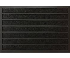ID Opaco 609020 Combi Brush-Tappeto Zerbino Gomma/Fibra, in Polipropilene, 90 x 60 x 0,94 cm