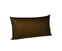 Fleuresse Colours S-009200-8022-3100 Federa in Jersey a Trama fitta 40x80 cm Colore: caffÃ¨